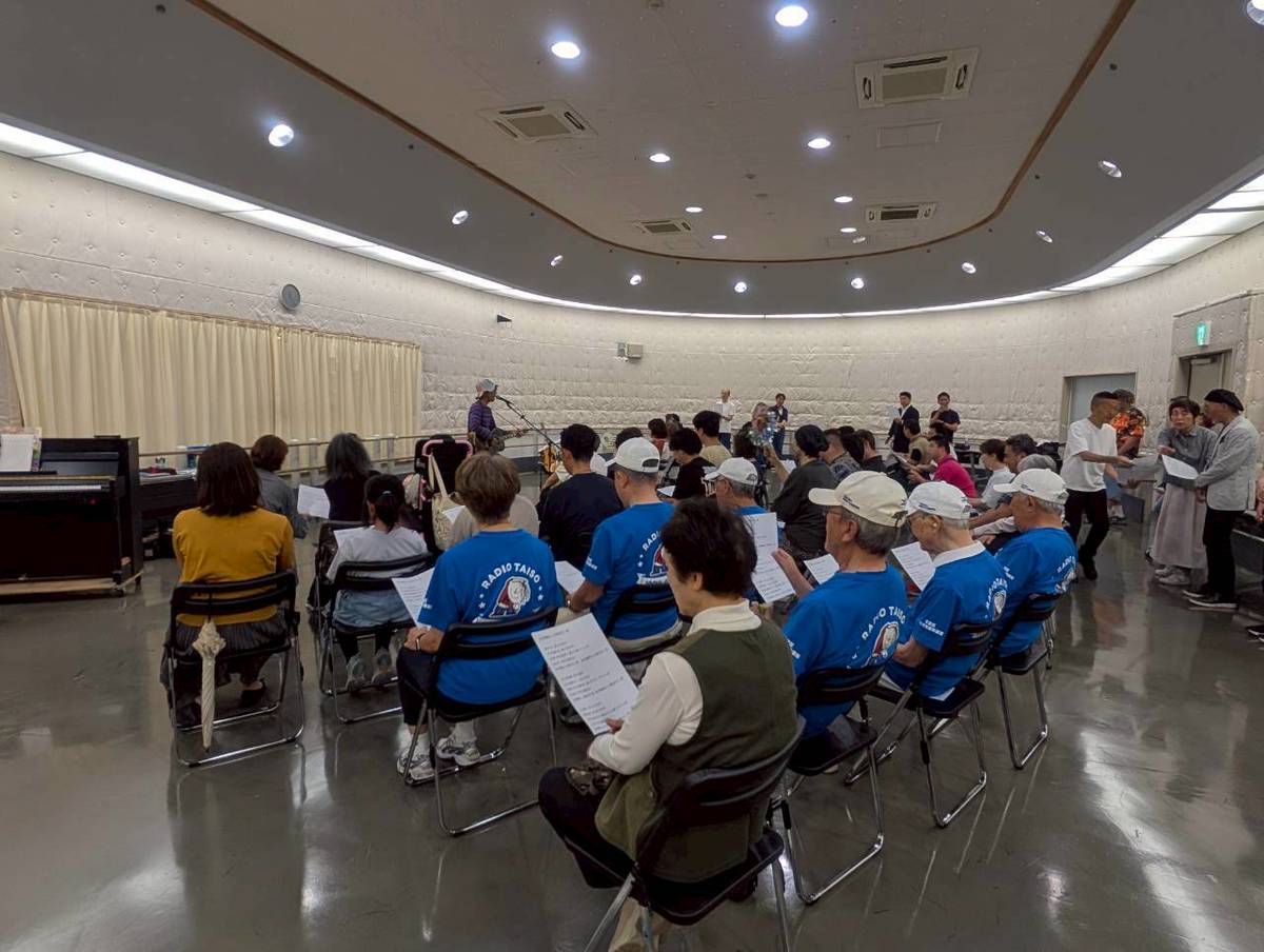 代表中西俊勝 sing a song